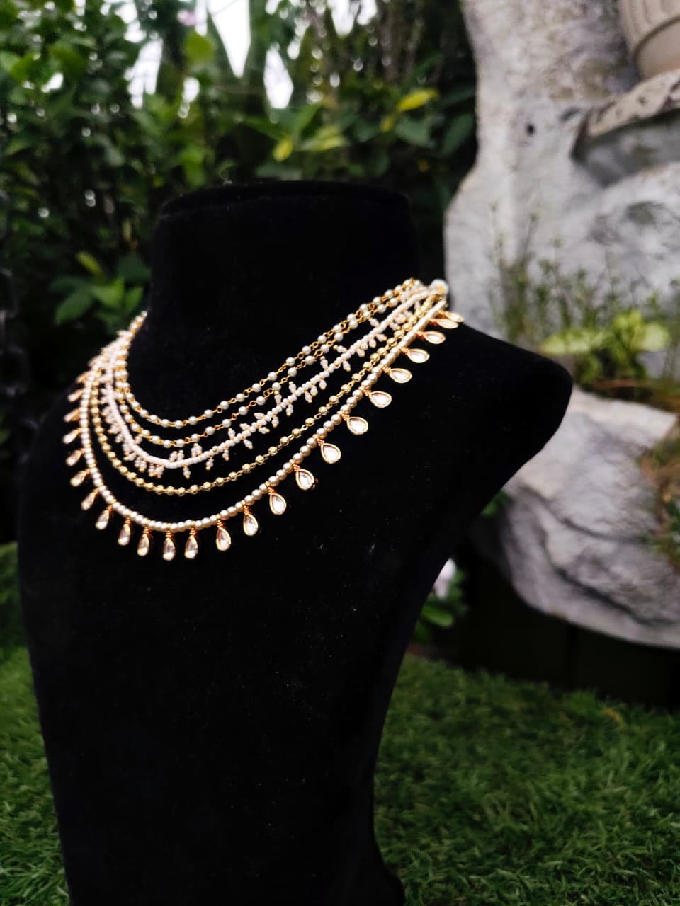 Multi-Layer Gold-Toned Haar