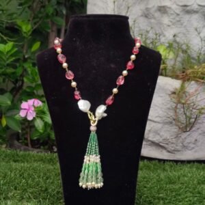 Green Beaded Necklace